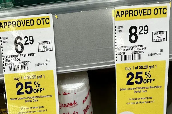 comparing unit prices at stores