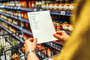 smart grocery shopping list strategy